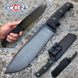 Wander Tactical - Dimorphodon knife - Raw Finish & Black Micarta - couteau