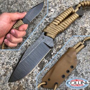 Wander Tactical - Iron Washed - Coyote Paracord - couteau