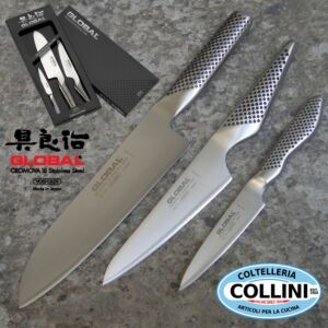 Global knives - G-46338 set de couteaux de cuisine trois pièces