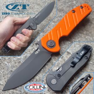 Zero Tolerance - Emerson Point de Clip - ZT0630ORBLK - orange G10 Sprint Run - couteau