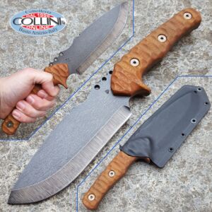 Wander Tactical - Uro Hunt - Raw Finish - Brown Micarta - couteau