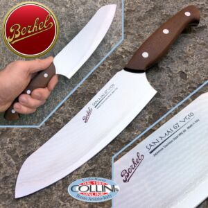 Berkel - San Mai VG10 67 couches - Couteau Santoku 18 cm - couteau de cuisine