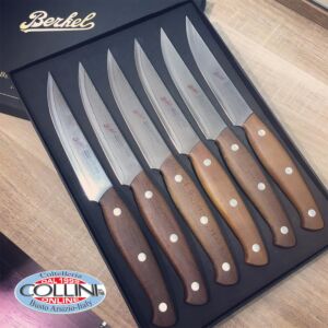 Berkel - San Mai VG10 67 couches - Série 6 morceaux de couteau à steak 11 cm - couteaux de table