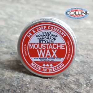 Dr. K Soap Company - moustache wax 15g - cire à moustache - Fabriqué en Irlande