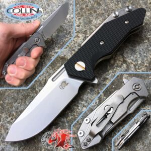 Rick Hinderer Knives - Half Track G10 Black - couteaux semi custom