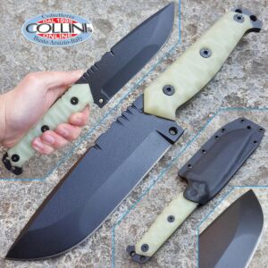 Wander Tactical - Megalodon Special Edition - Pitch Black & Jade G10 - couteau