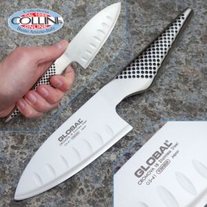 Global knives - GS41 - Small Santoku Alvelolato 9cm - couteau de cuisine