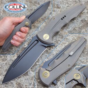 We Knife Co. - Framelock Flipper Drop Gray - 608E - Couteau