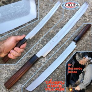 Takefu Village - Takobiki Couteau 270mm par M. Masanobu Okada - couteau de cuisine