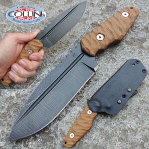 Wander Tactical - Freedom - Raw & Brown Micarta - couteau personnalisé