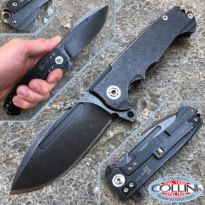 Andre De Villiers ADV - Harpoon F17 Black knife - couteau