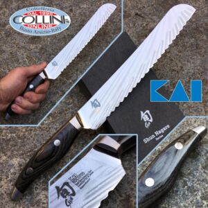 Kai Japan - Shun Nagare NDC-0705 Coreless Steel - Couteau à pain 230mm. - couteaux de cuisine