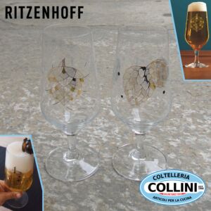 Ritzenhoff - Verre à bière Pils BRAUCHZEIT BEER  - Conf. 2 pièces cl37