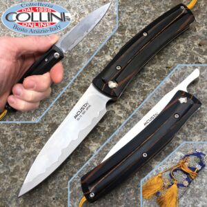 Mcusta - MC-192C Slip Joint Couteau Noir / Jaune - Couteau