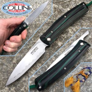 Mcusta - MC-193C Couteau articulé noir / vert - couteau