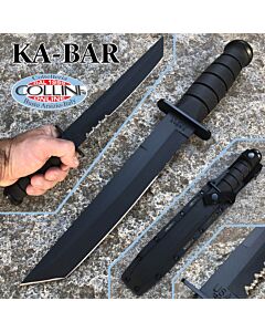 Ka-Bar - Tanto Fighting Knife Combo Blade - 1245 - couteau