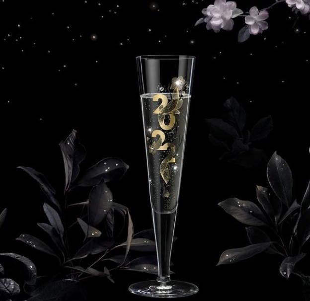 Ritzenhoff - Coupe à expédition champagne Champus millésime 2020 avec pierres Swarovski