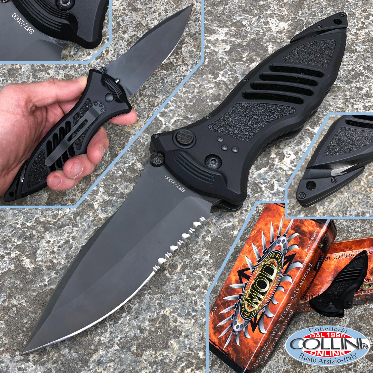 Master of Defense CQD Mark I knife by Duane Dieter Limited Edition couteaux for 550,00
